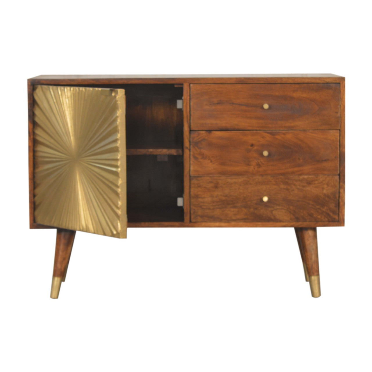 Manila Gold Sideboard | Solid Mango Wood