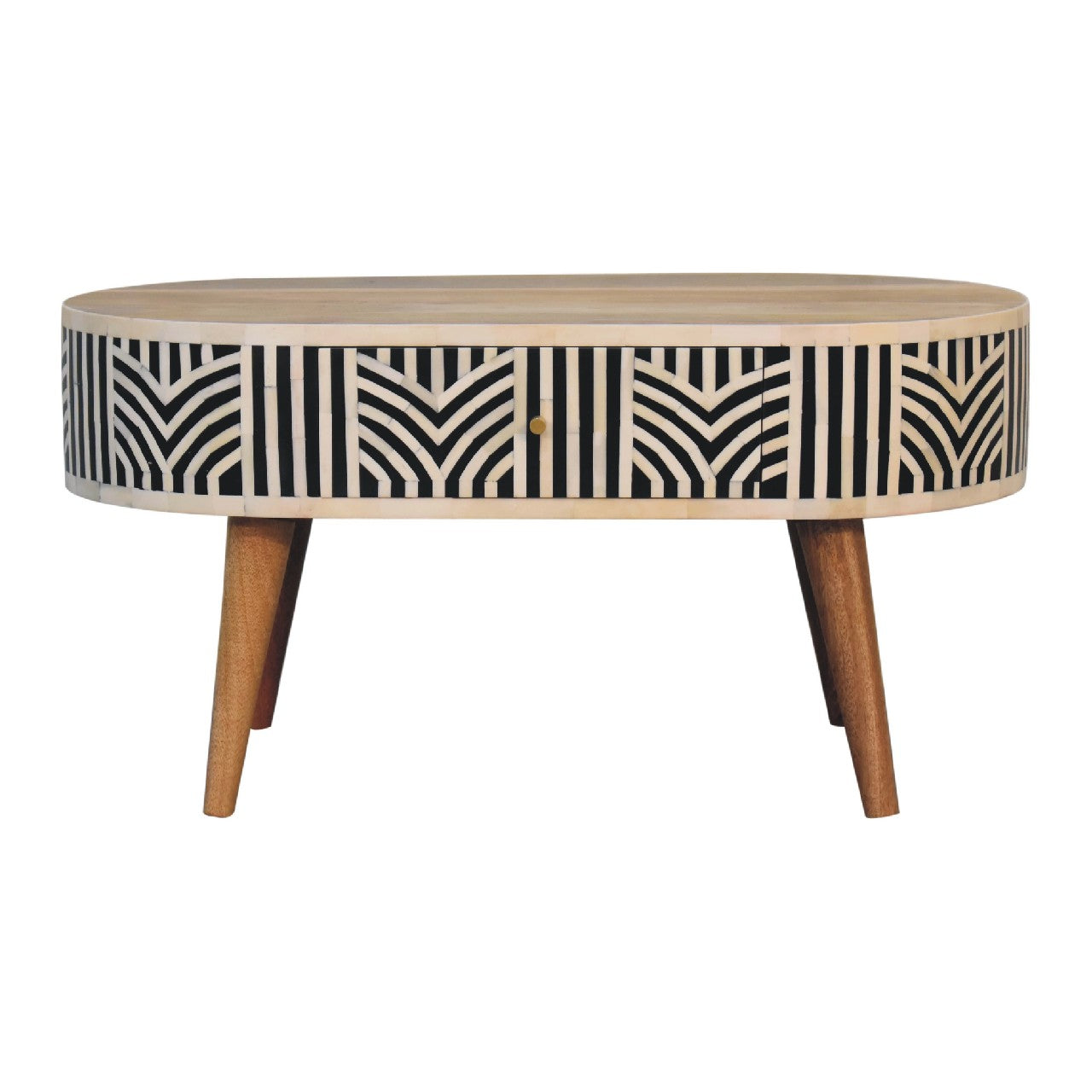 Edessa Bone Inlay Coffee Table | Solid Mango Wood