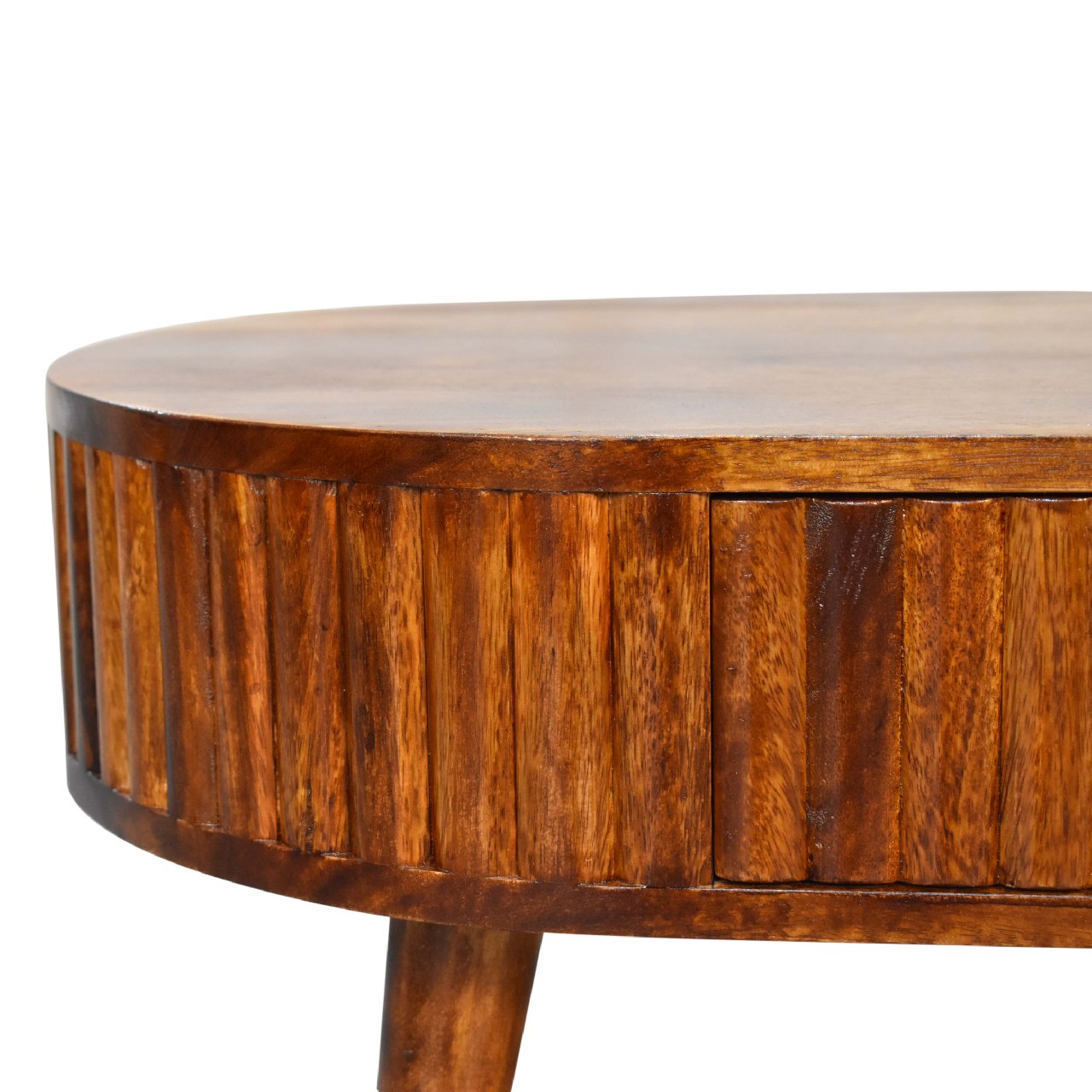 Stripe Chestnut Coffee Table | Solid Mango Wood
