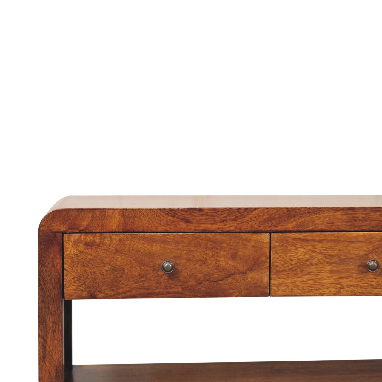 Aspen Media Unit | Solid Mango Wood