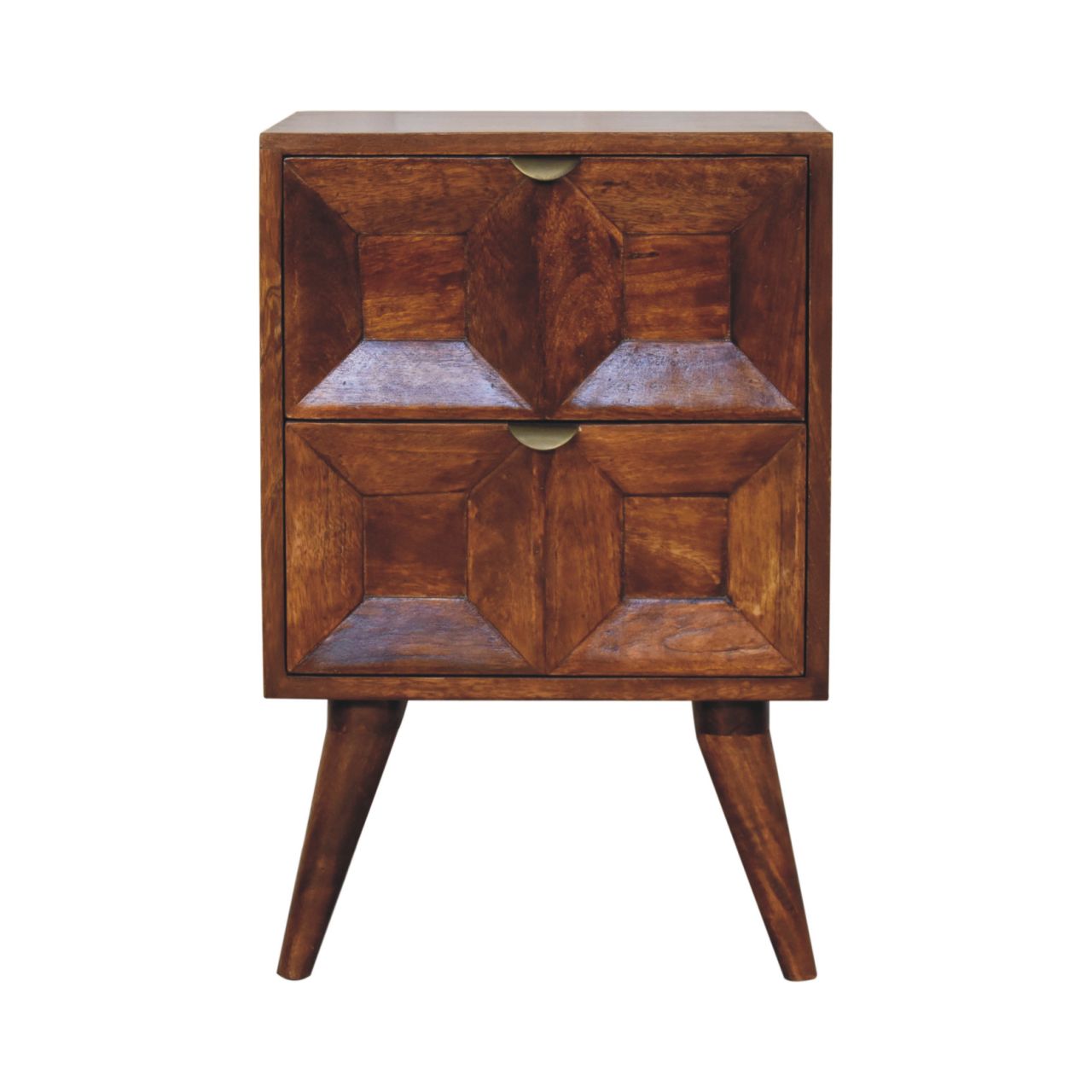 Quad Nightstand | Solid Mango Wood