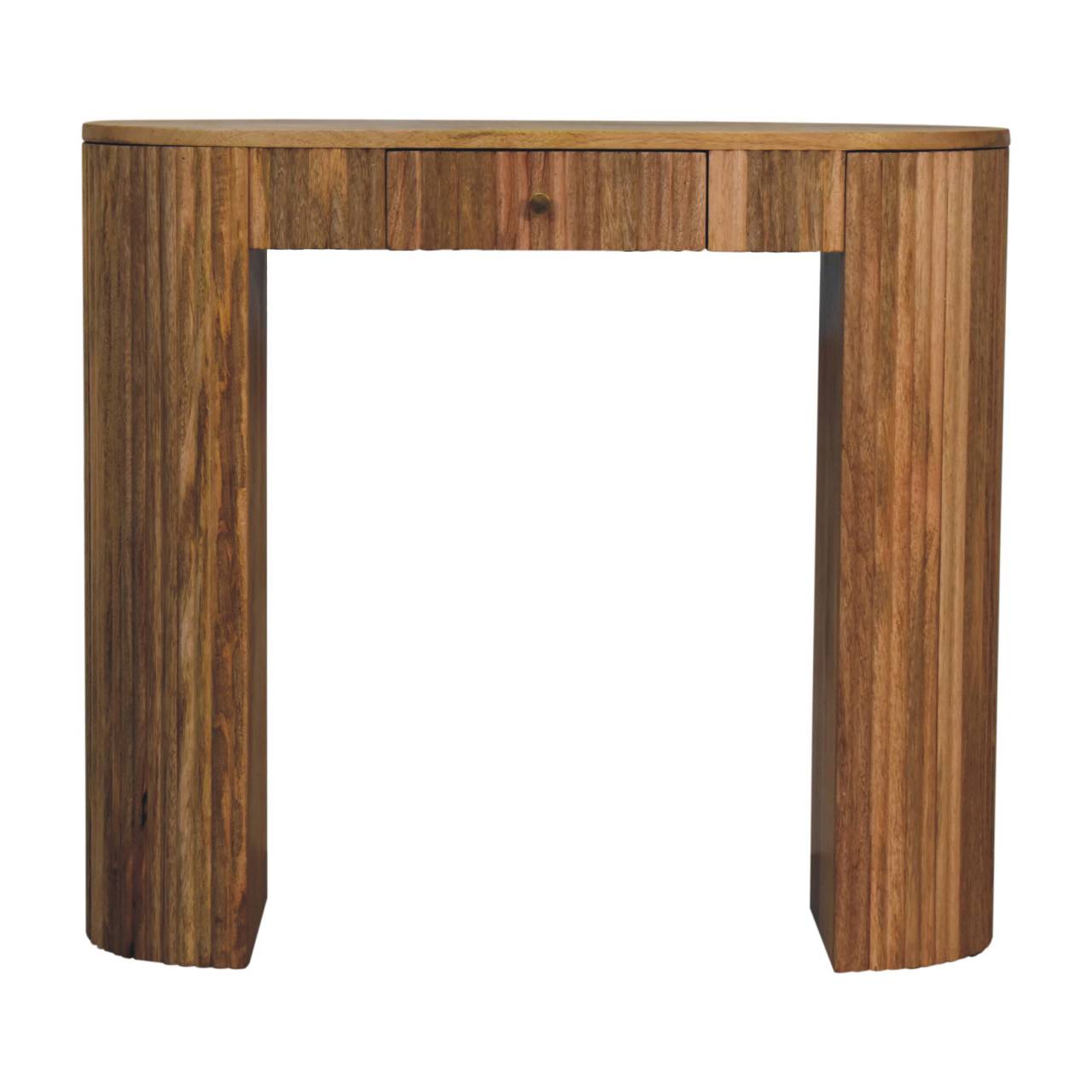 Soba Straight Console Table | Solid Mango Wood