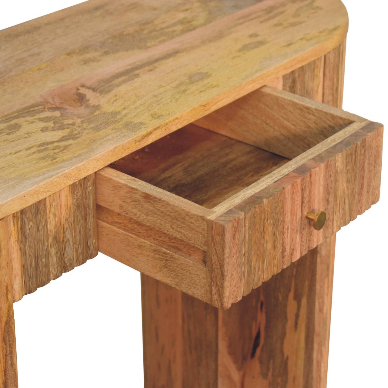 Soba Straight Console Table | Solid Mango Wood