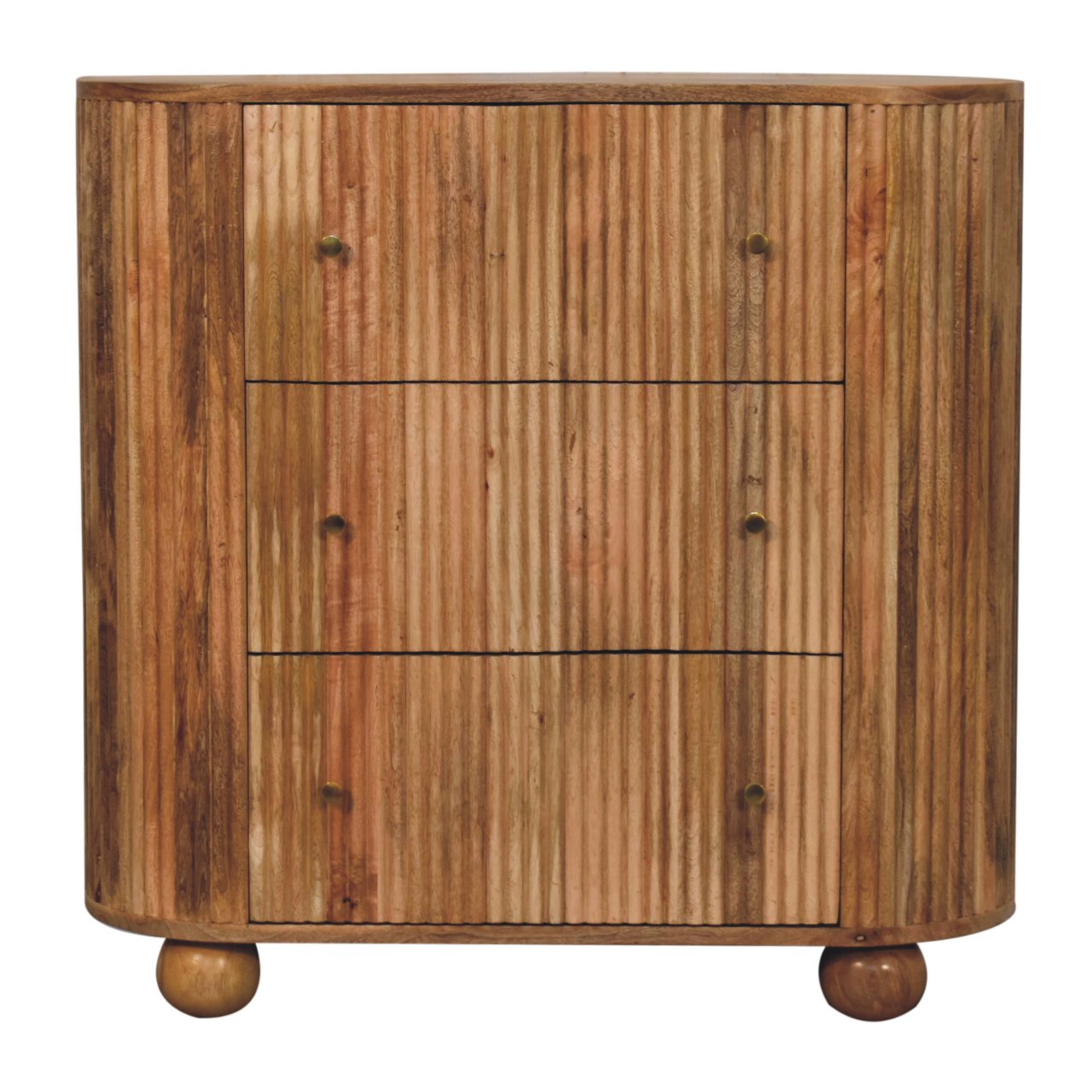 Soba Ball Chest | Solid Mango Wood