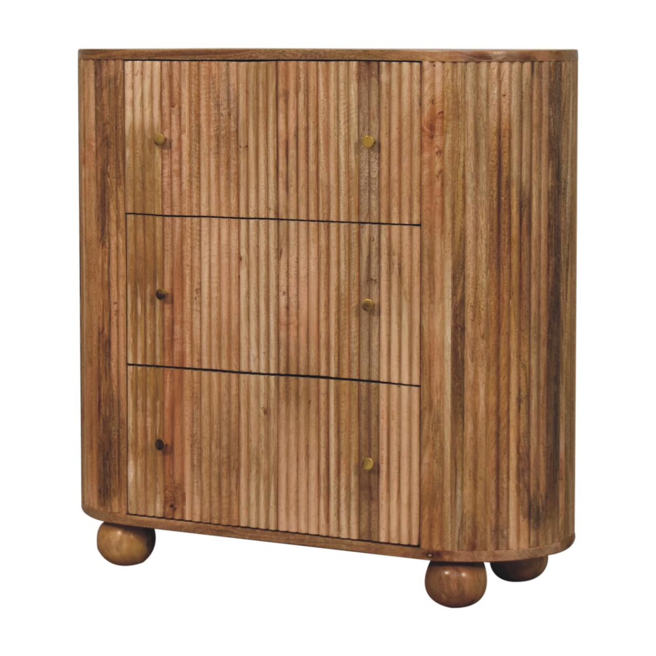 Soba Ball Chest | Solid Mango Wood