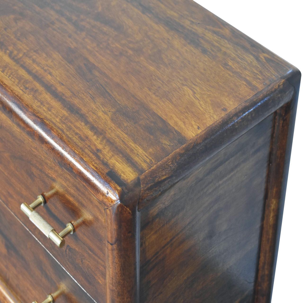Regency Woven 2-Drawer Nightstand | Solid Mango Wood