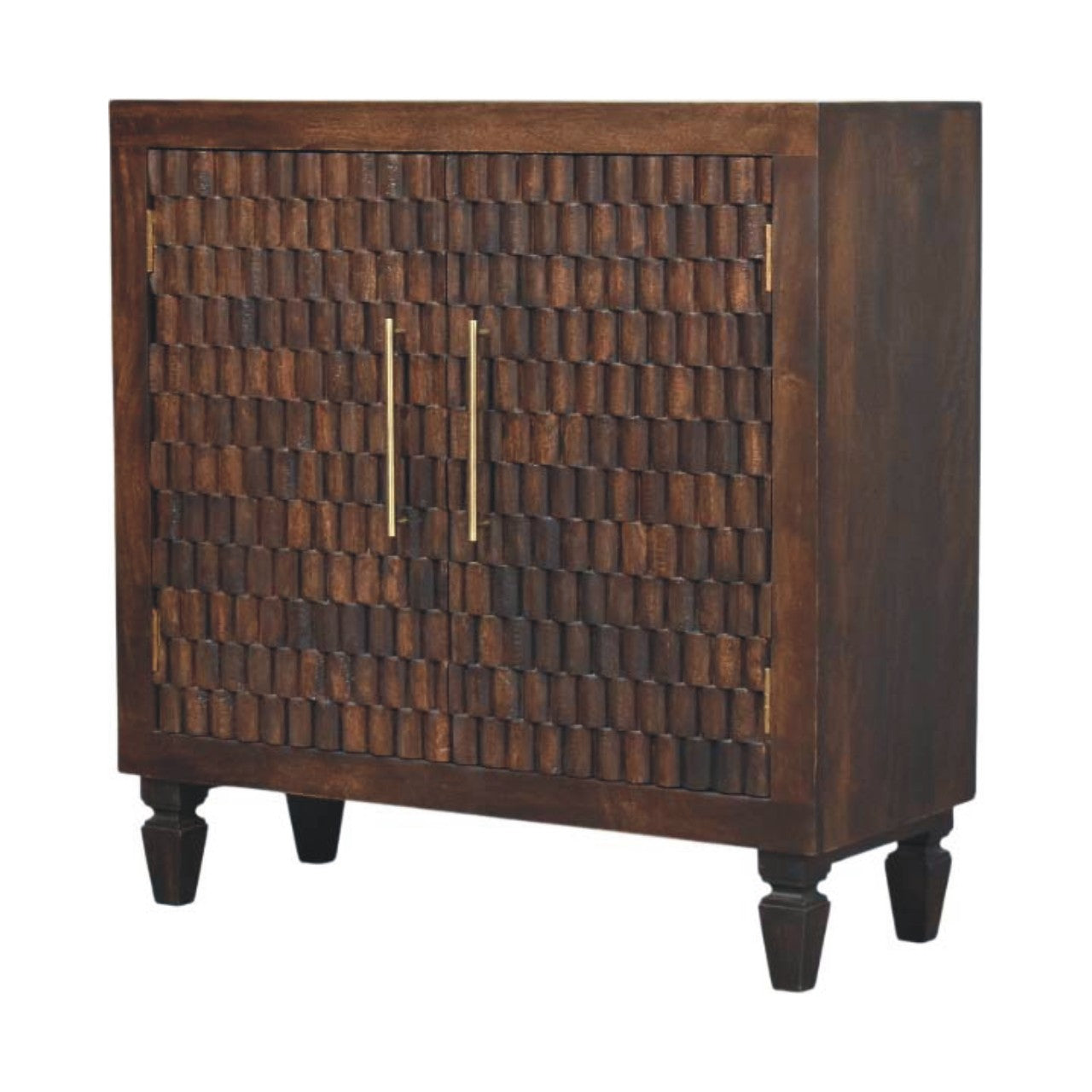 Cadiz Carved Panel Cabinet | Solid Mango Wood
