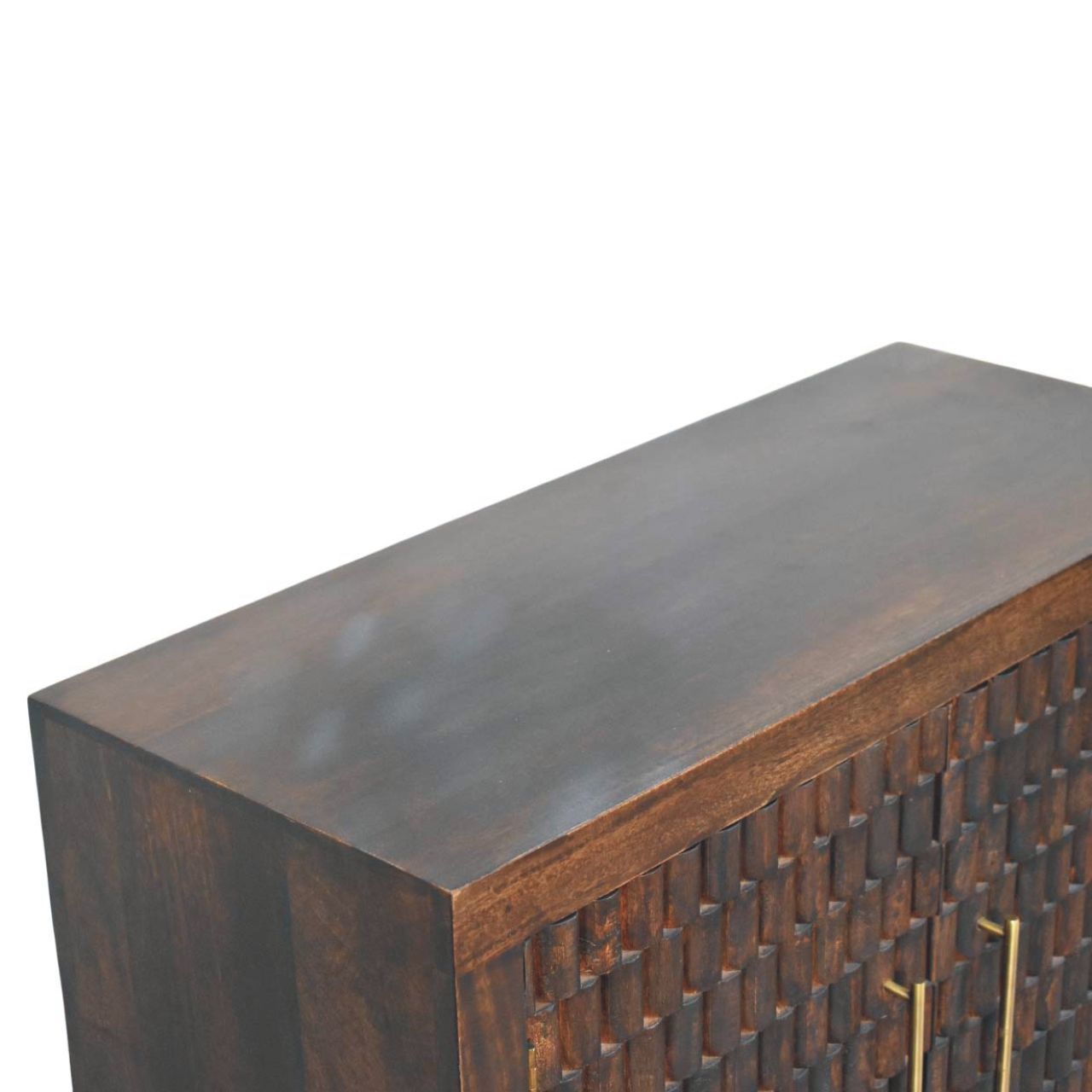 Cadiz Carved Panel Cabinet | Solid Mango Wood