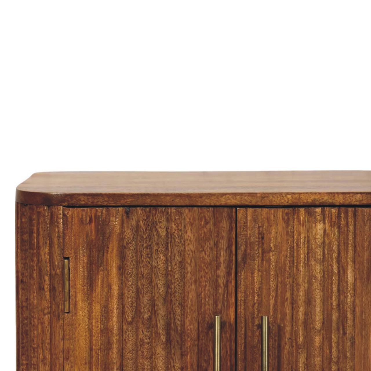 Solis Fluted Mini Sideboard | Solid Mango Wood