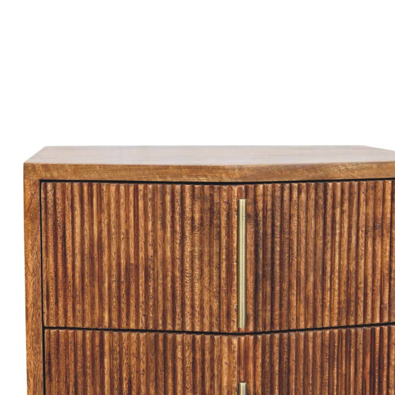 Louvre Bedside Unit | Solid Mango Wood