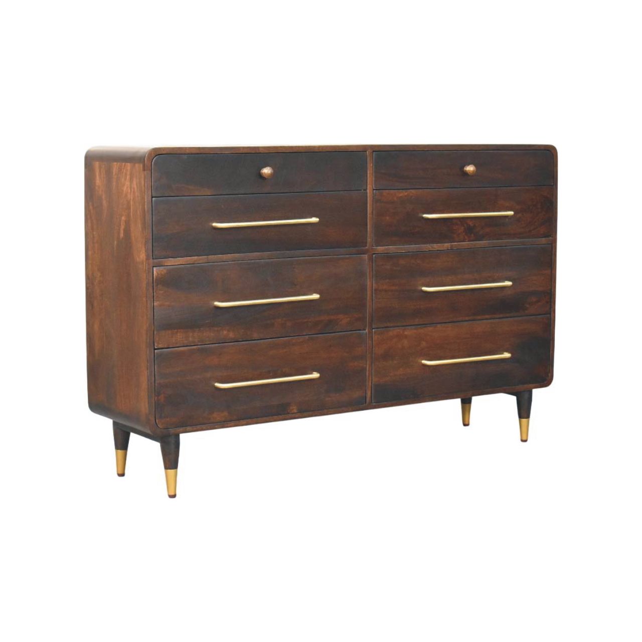 Valenza Six-Drawer Chest | Solid Mango Wood