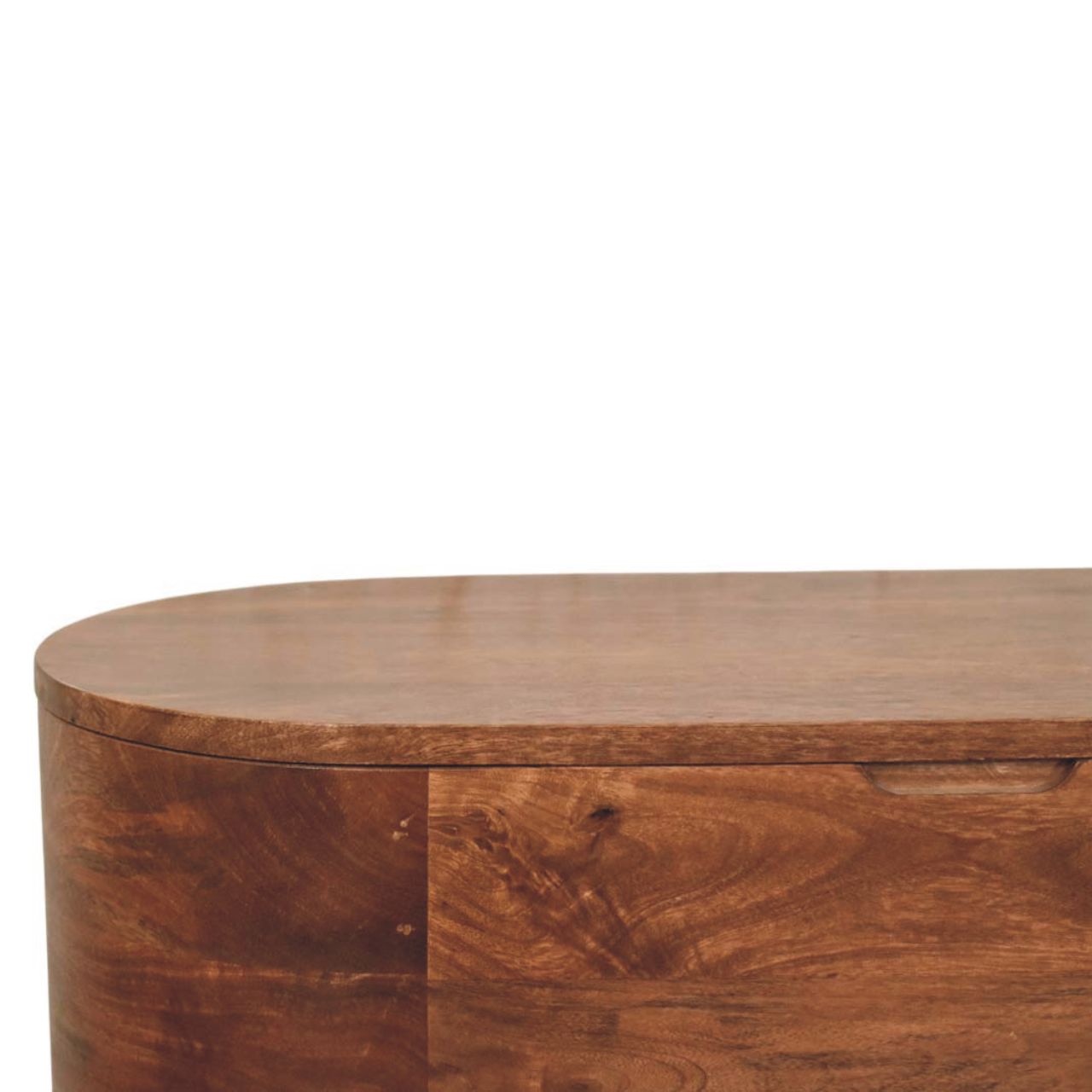 Curva Storage Trunk | Solid Mango Wood
