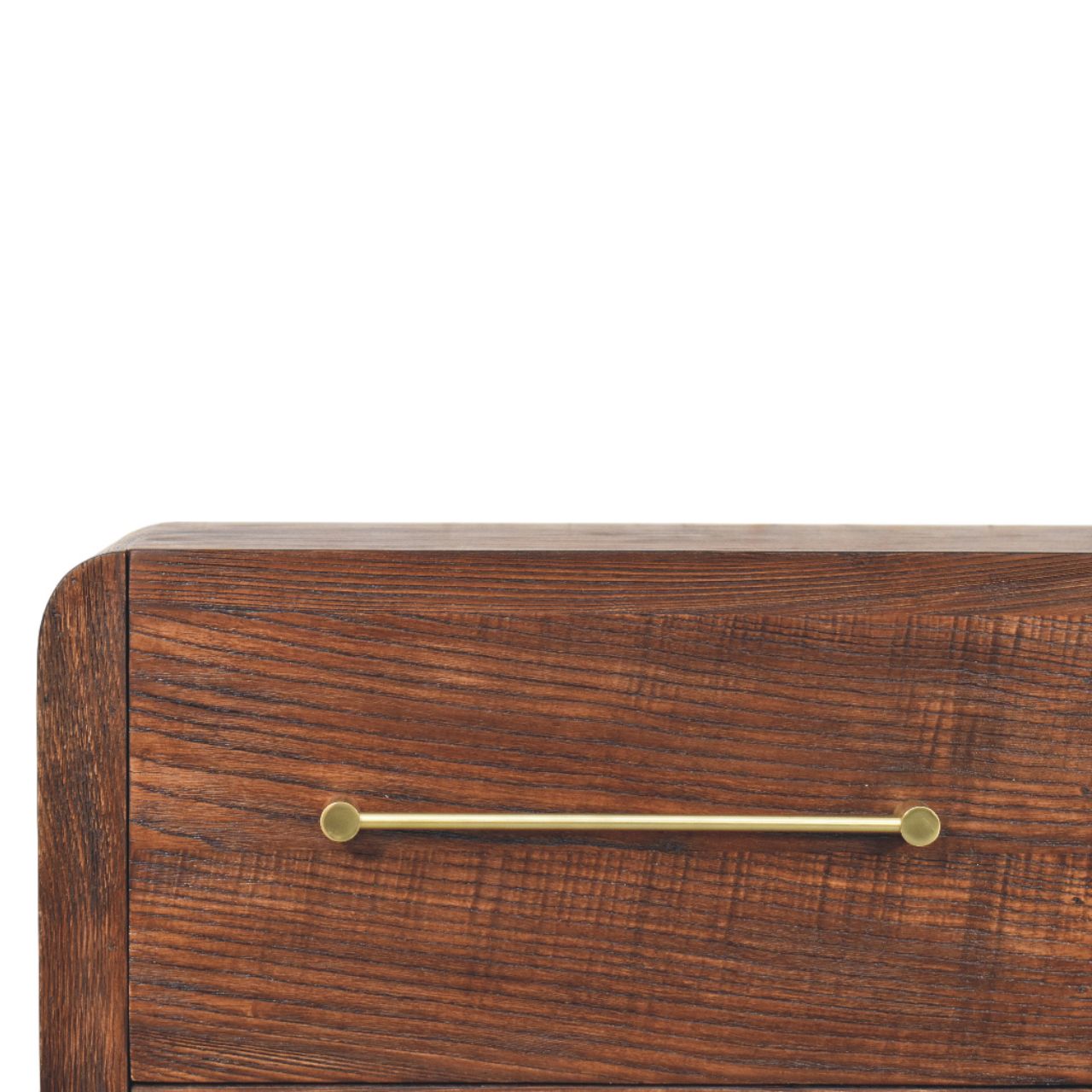 Aurelio Smoked Oak Chest of Drawers | Solid Mango Wood