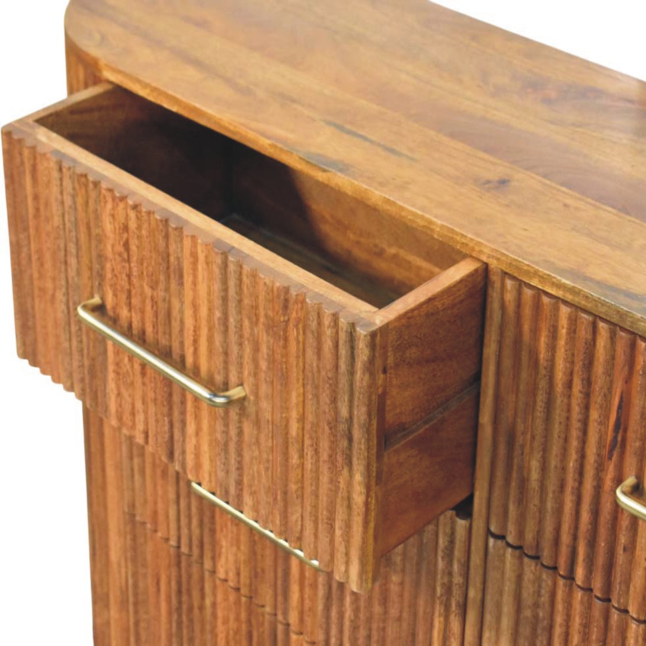 Ridgefront Chest - Amber Oak | Solid Mango Wood