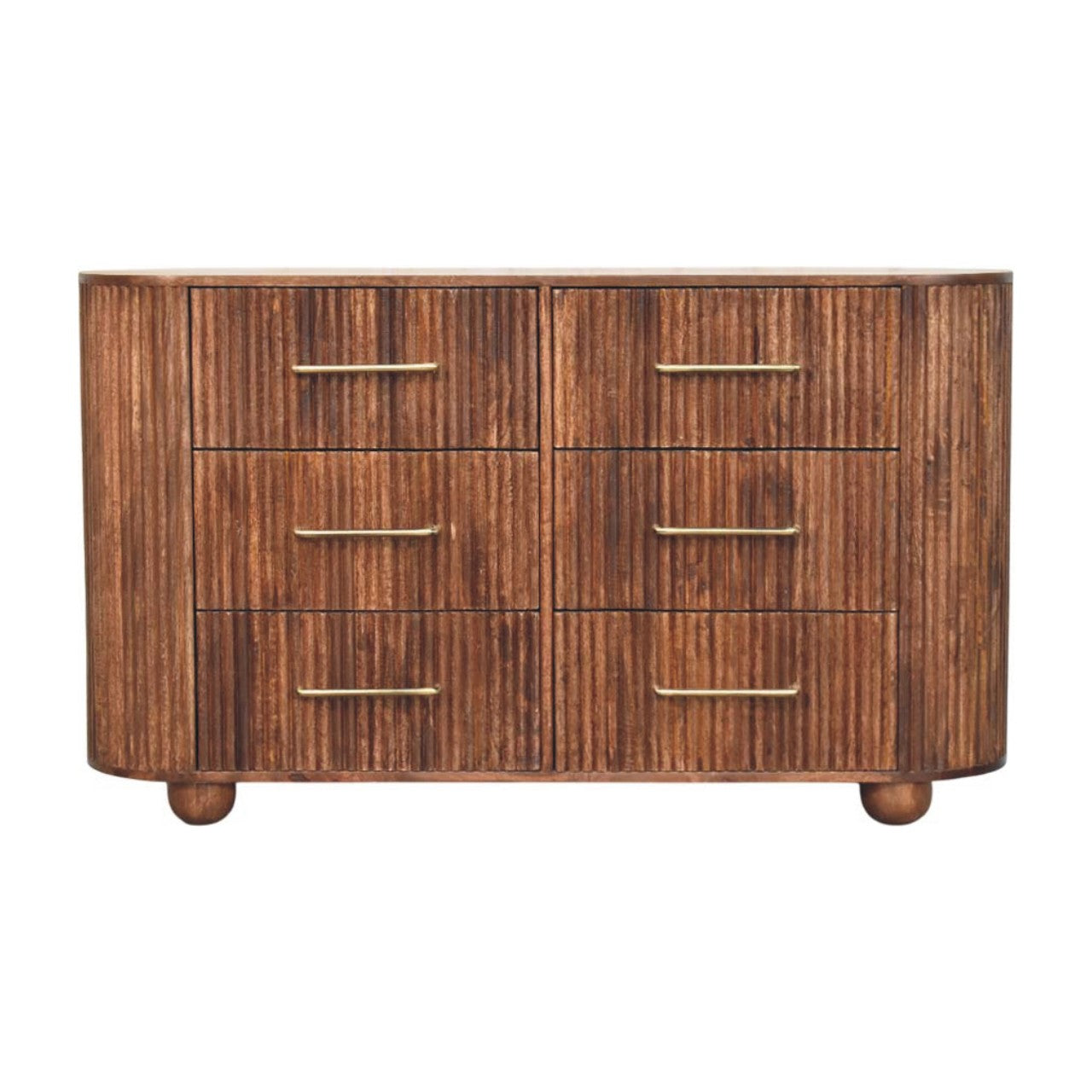 Ridgefront Chest - Roasted Almond | Solid Mango Wood