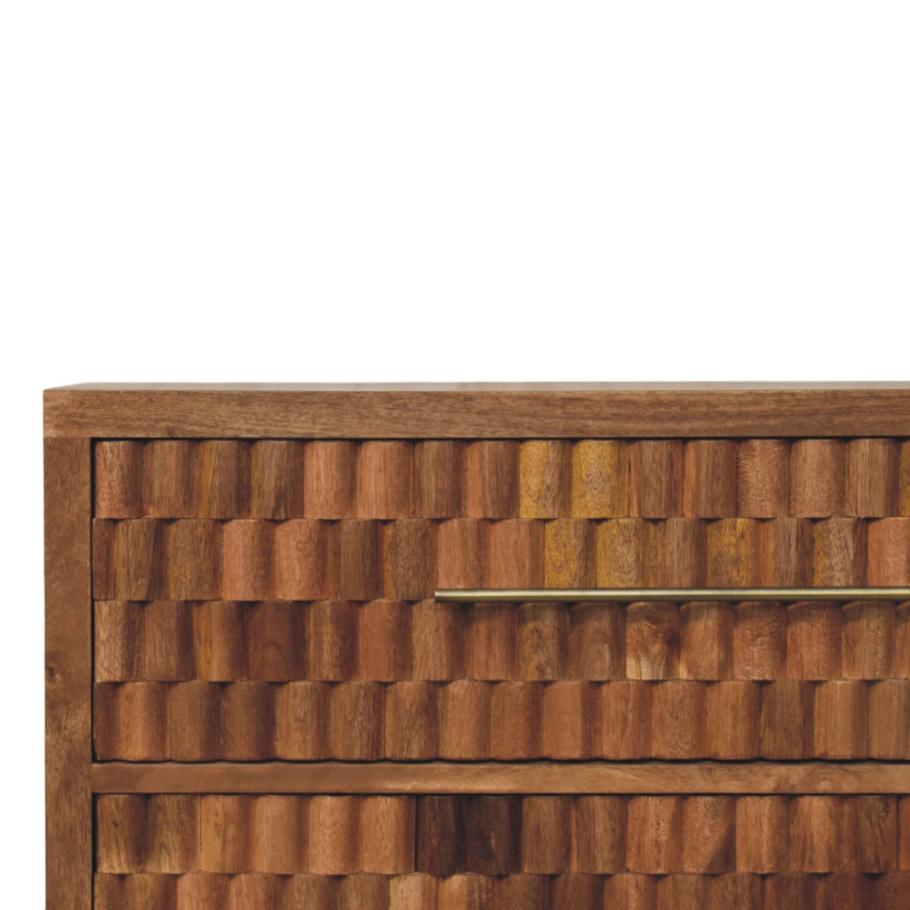 Cadiz Carved Storage Chest | Solid Mango Wood