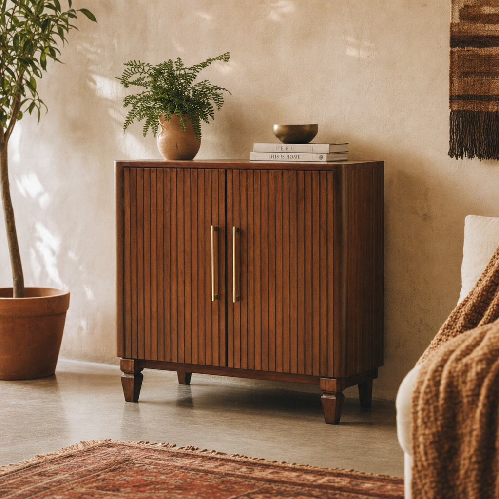 Cavallo Cabinet | Solid Mango Wood
