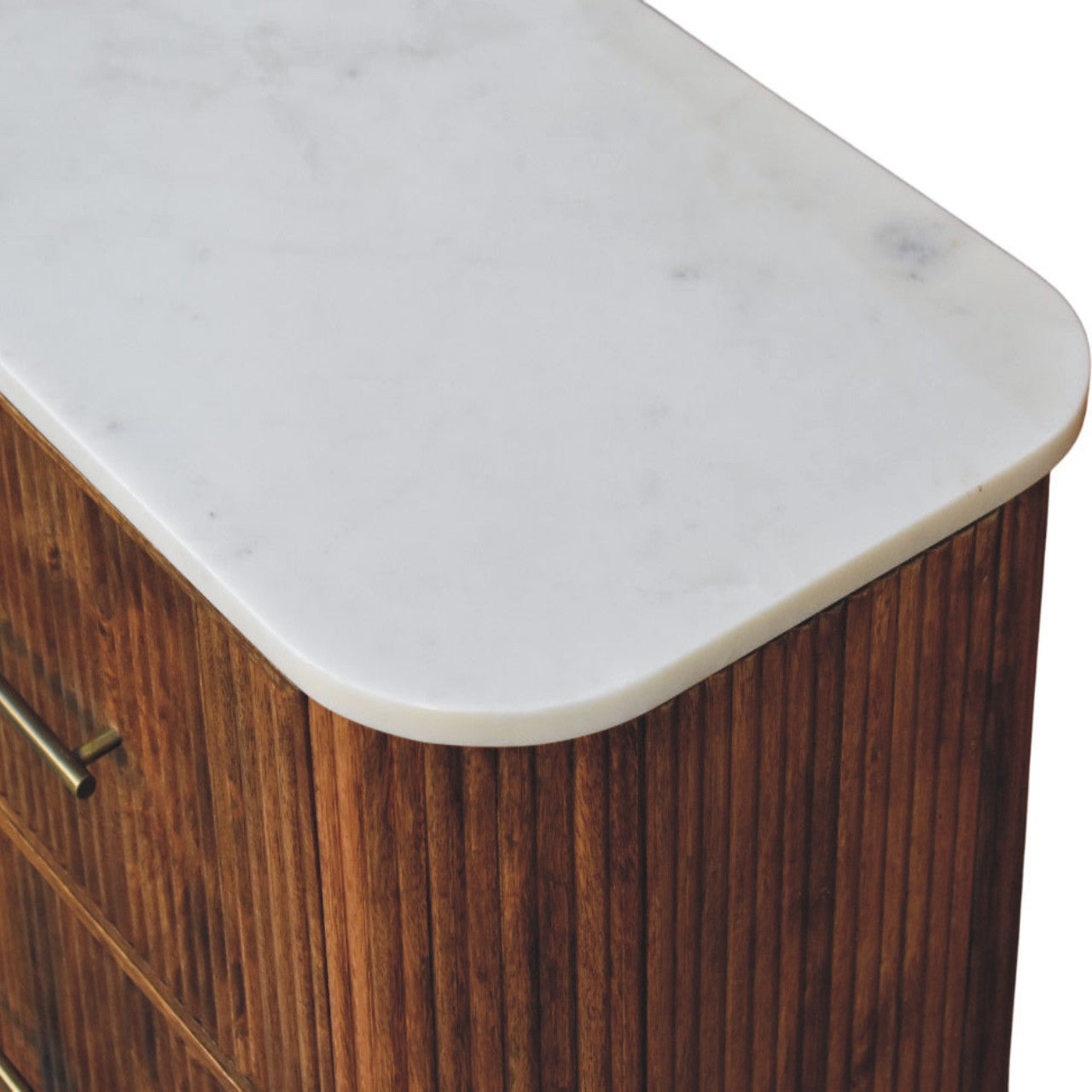 Beaumont Marble Chest | Solid Mango Wood
