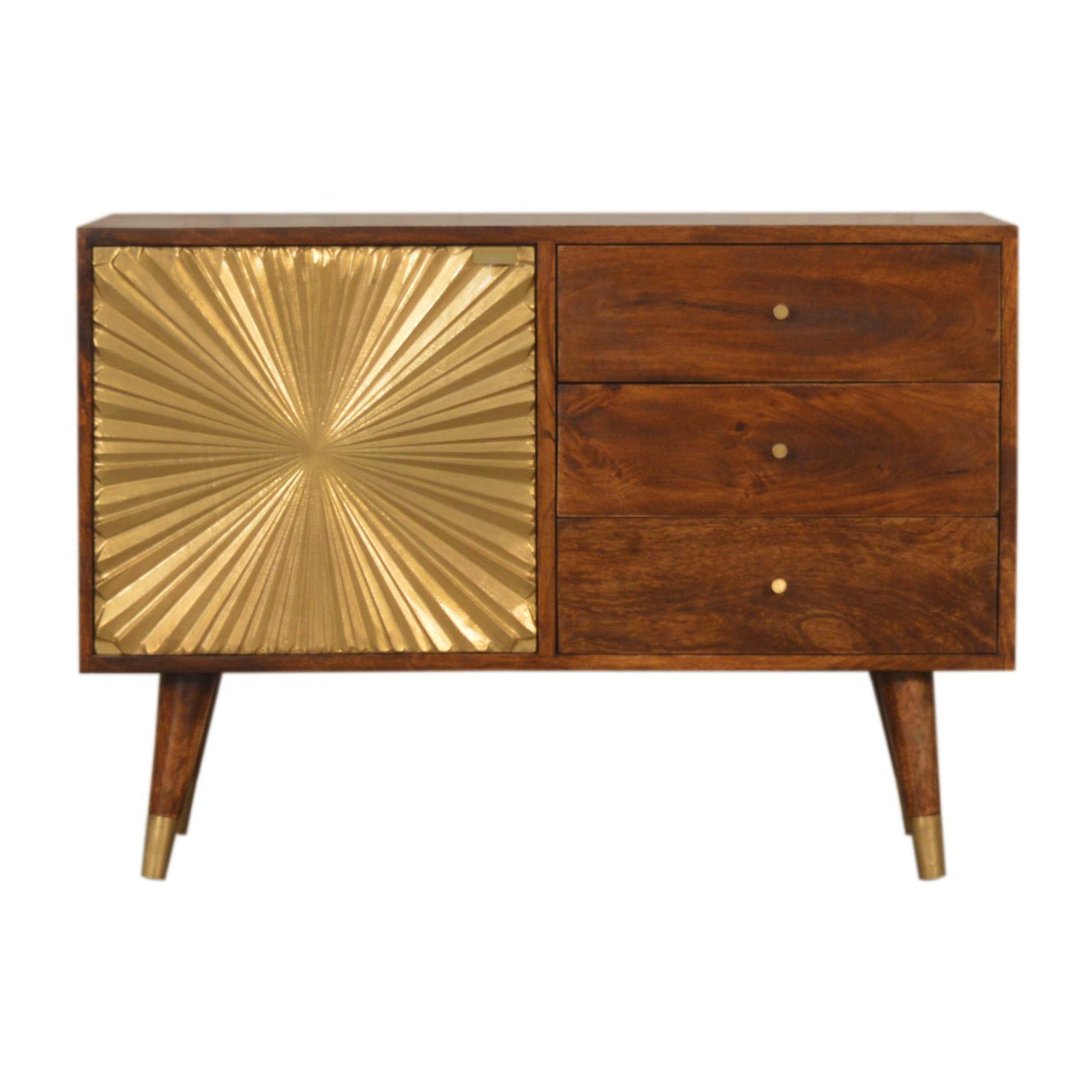 Manila Gold Sideboard | Solid Mango Wood