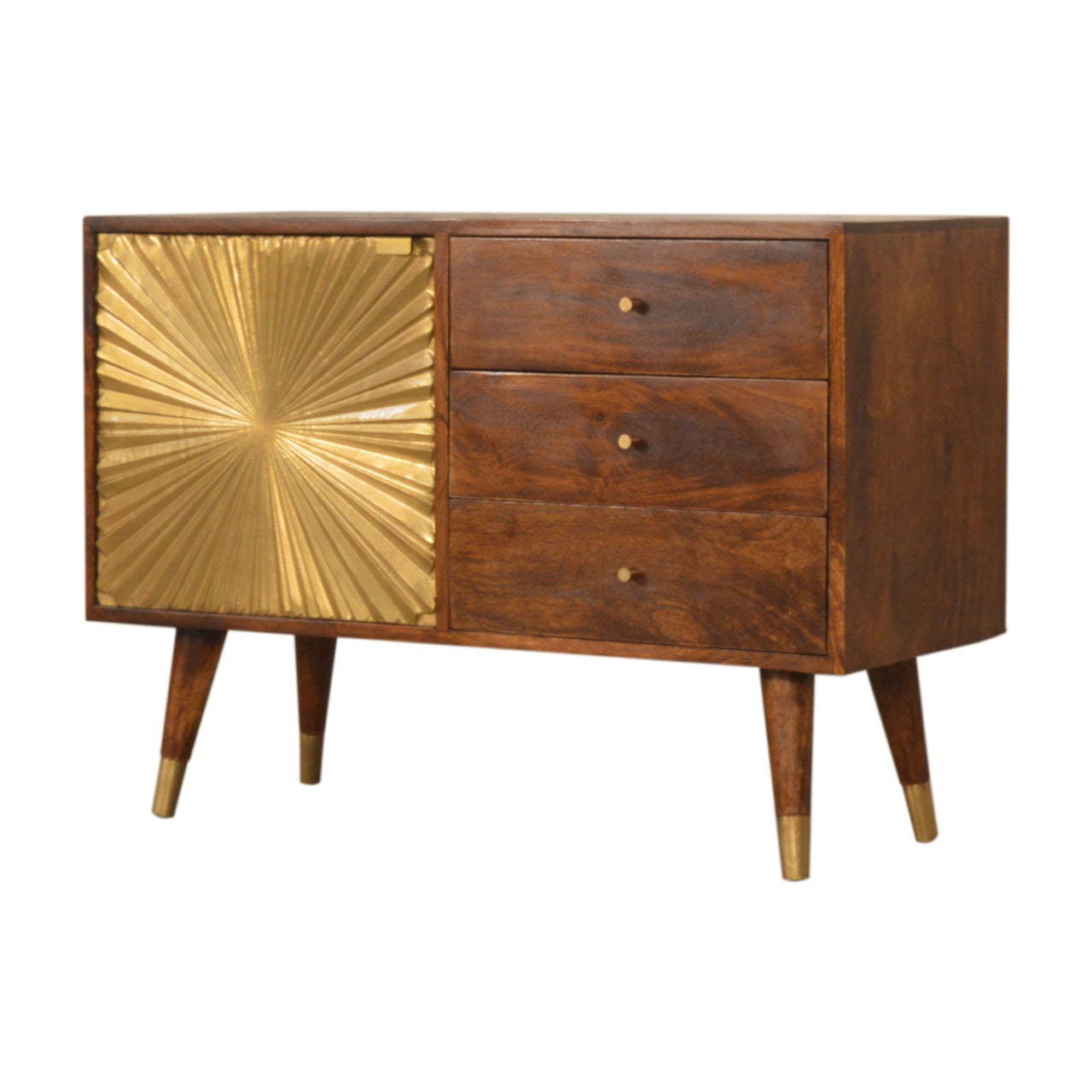 Manila Gold Sideboard | Solid Mango Wood
