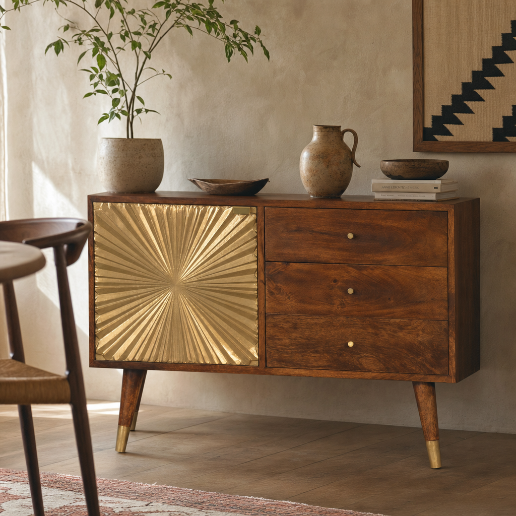 Manila Gold Sideboard — lifestyle photo