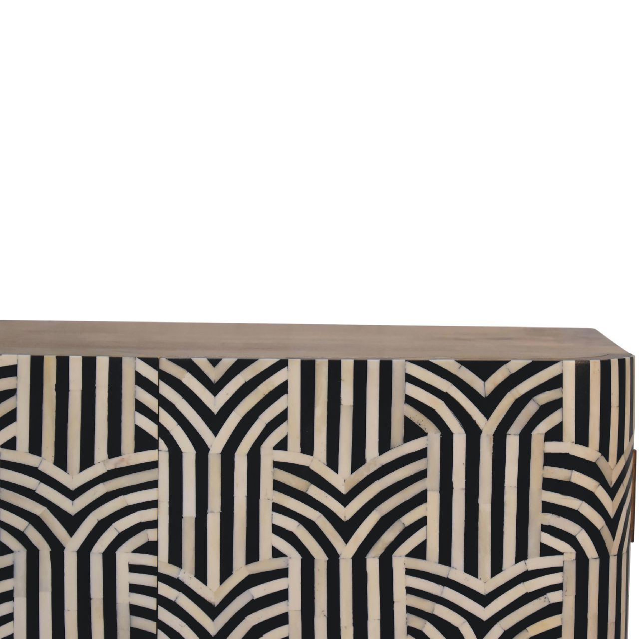 Edessa Bone Inlay Cabinet — detail close-up