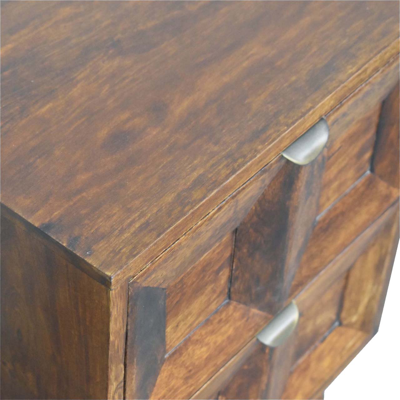 Quad Nightstand | Solid Mango Wood