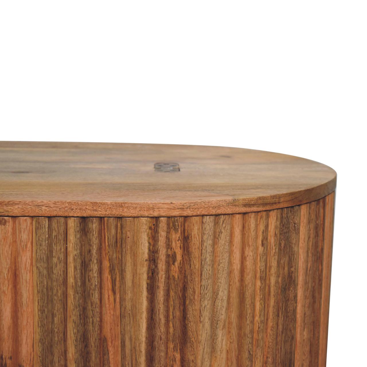 Soba Ball Lid-up Coffee Table | Solid Mango Wood