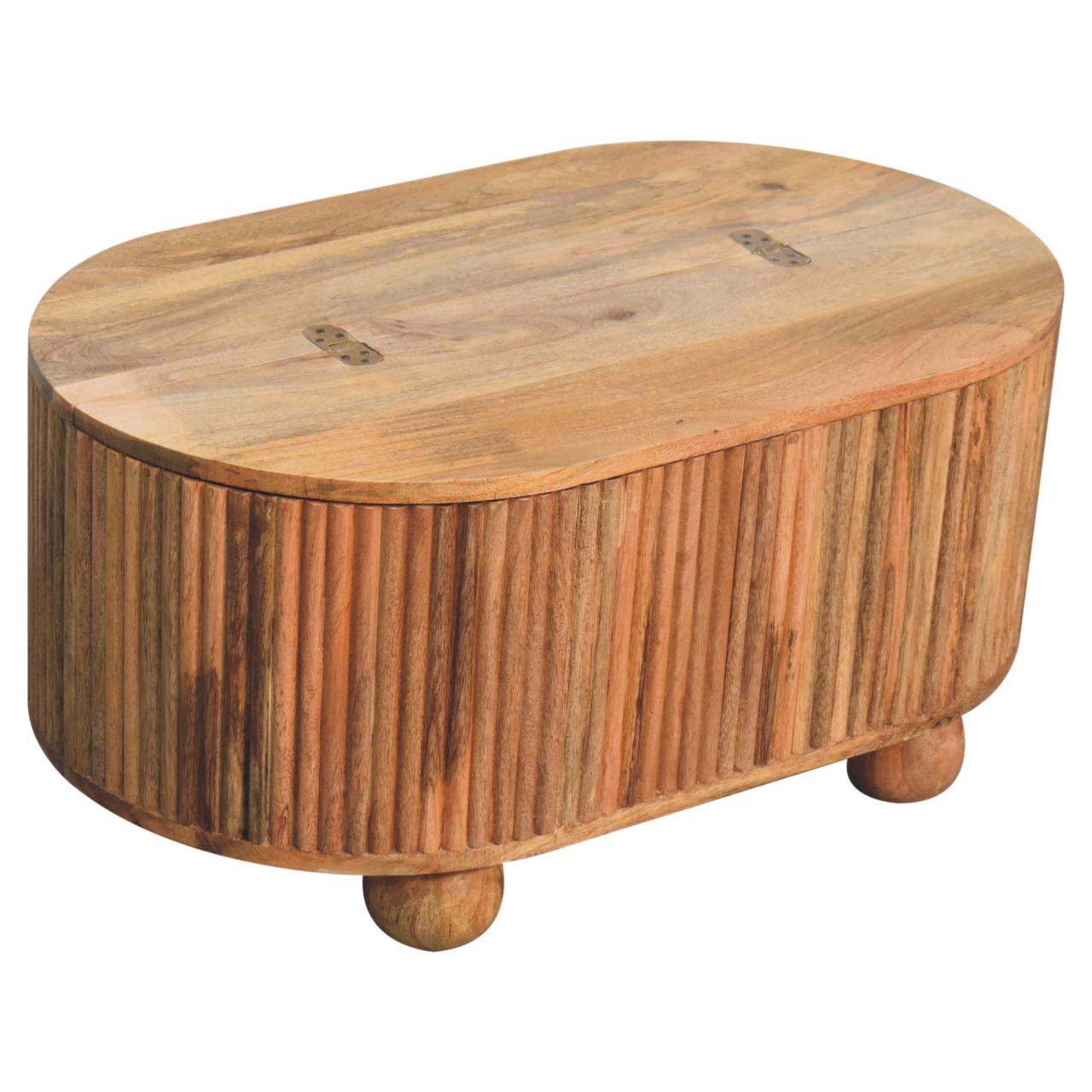 Soba Ball Lid-up Coffee Table — detail close-up