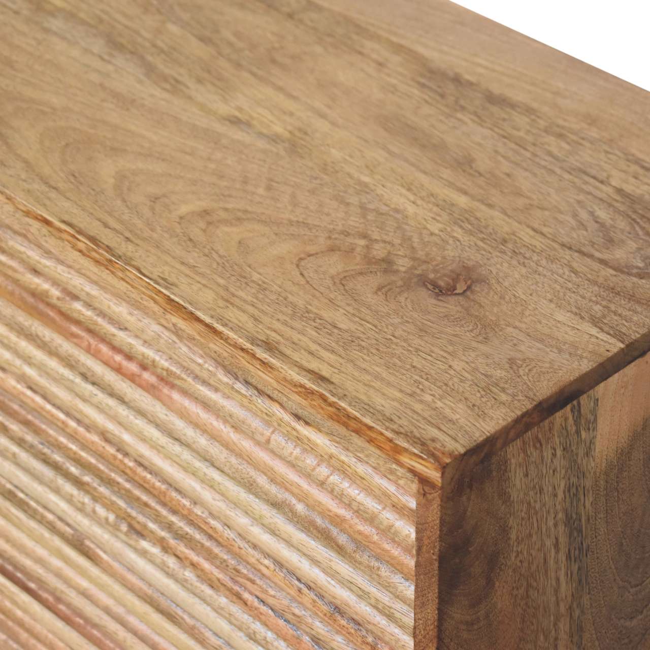Soba T-Bar Large Nordic Chest | Solid Mango Wood