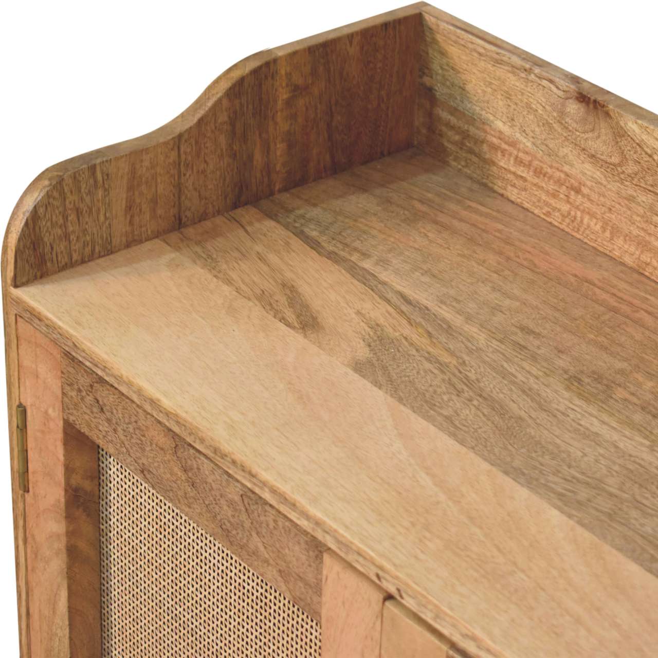 Larissa T-Bar Raised Cabinet — detail close-up
