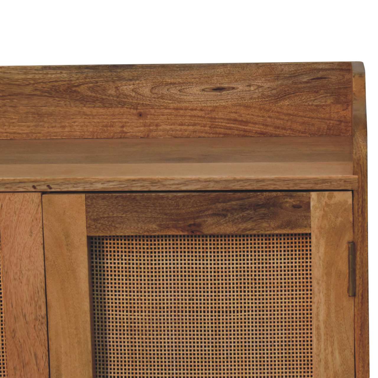 Larissa T-Bar Raised Cabinet | Solid Mango Wood