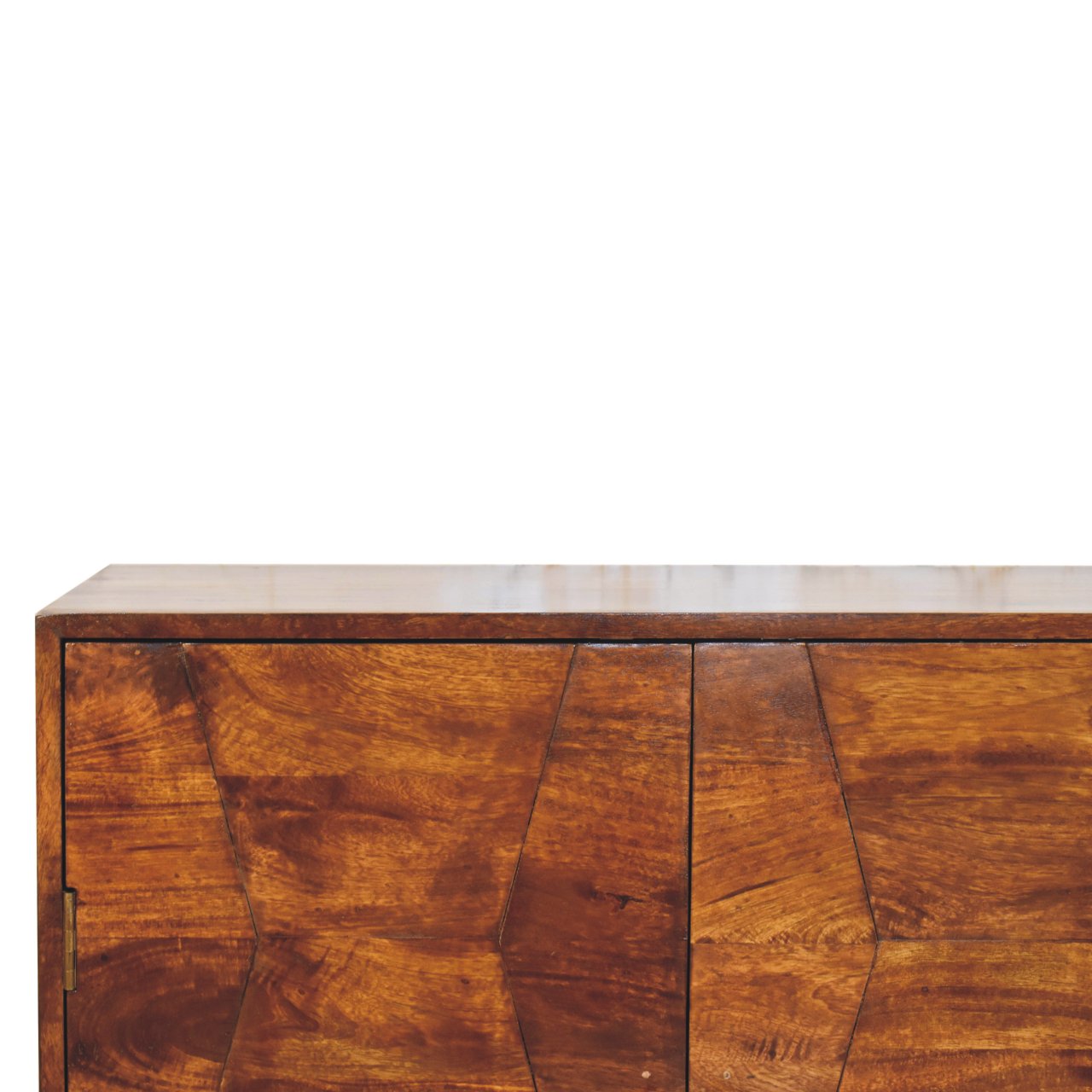 Wavecrest Chestnut Cabinet | Solid Mango Wood