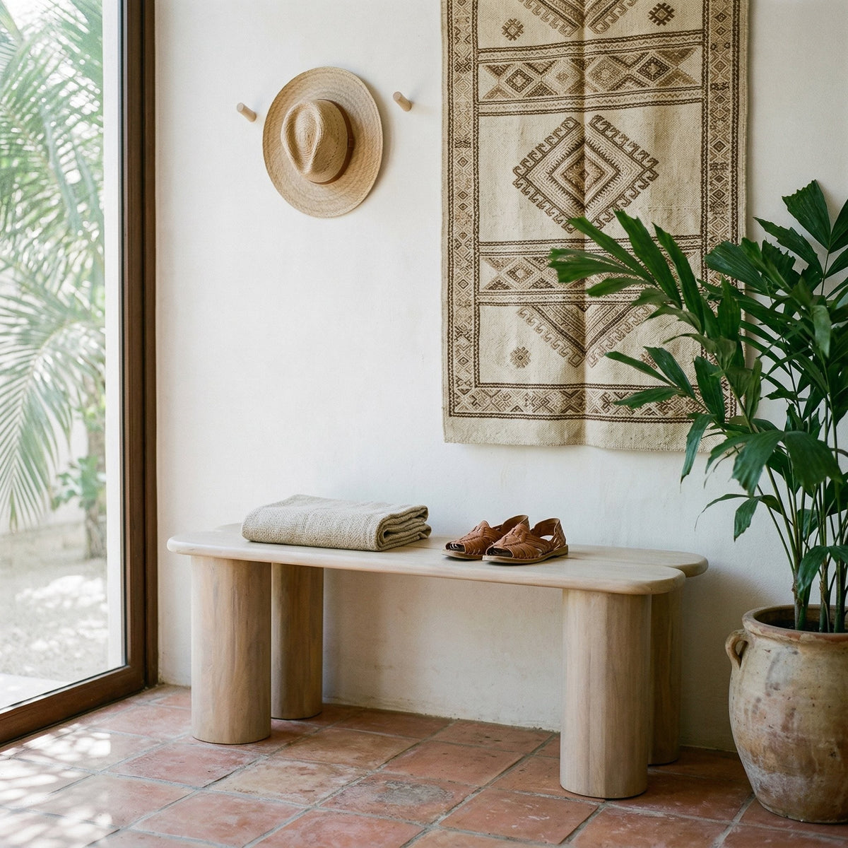 Twin Plank Bench — lifestyle photo