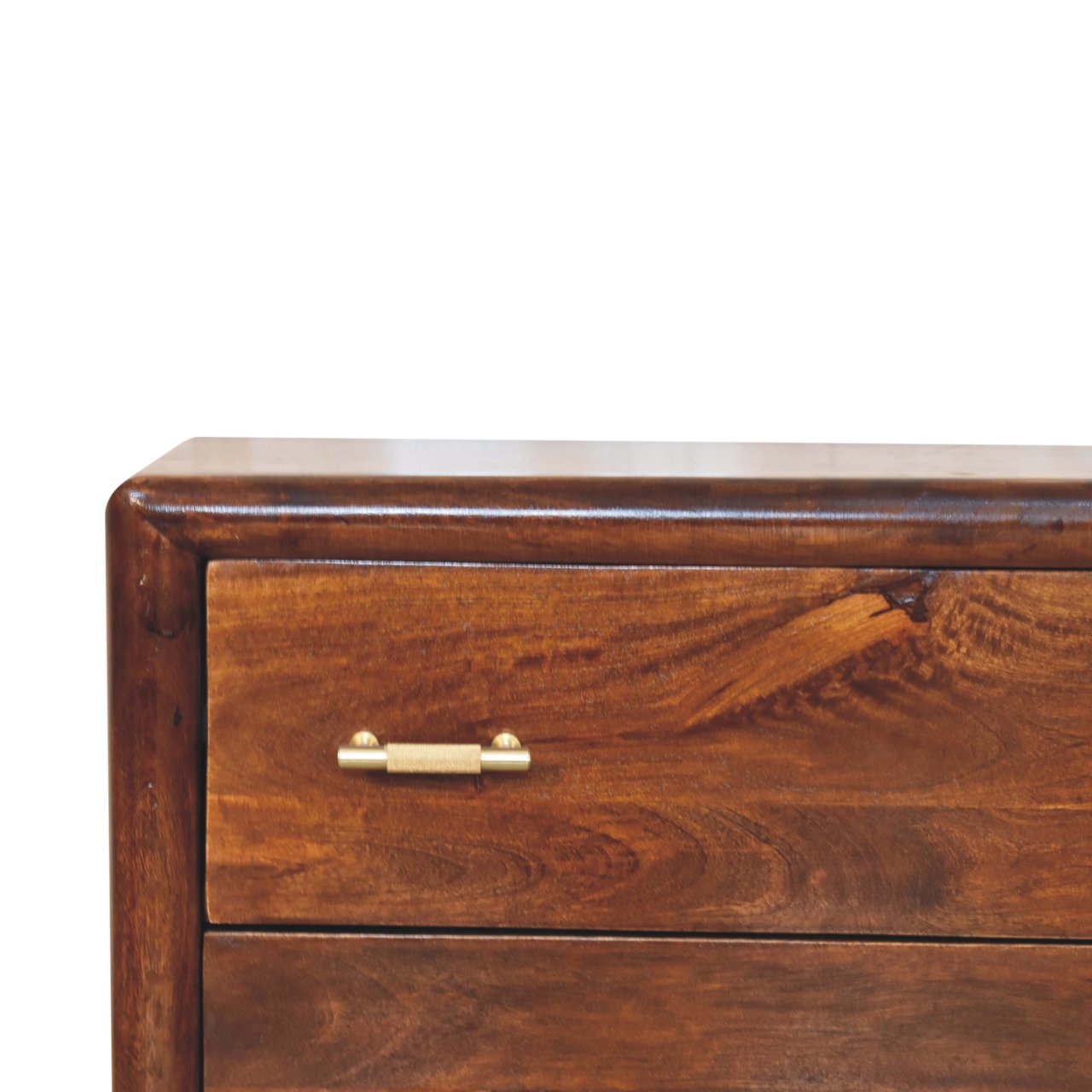 Regency Woven 2-Drawer Nightstand — detail close-up