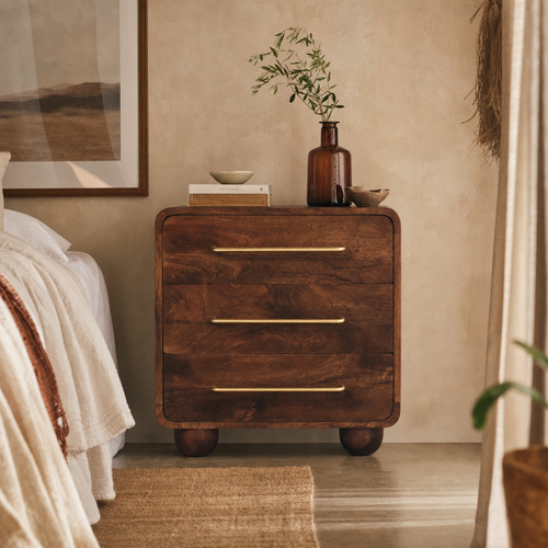 3-Drawer Rounded Chest — lifestyle photo