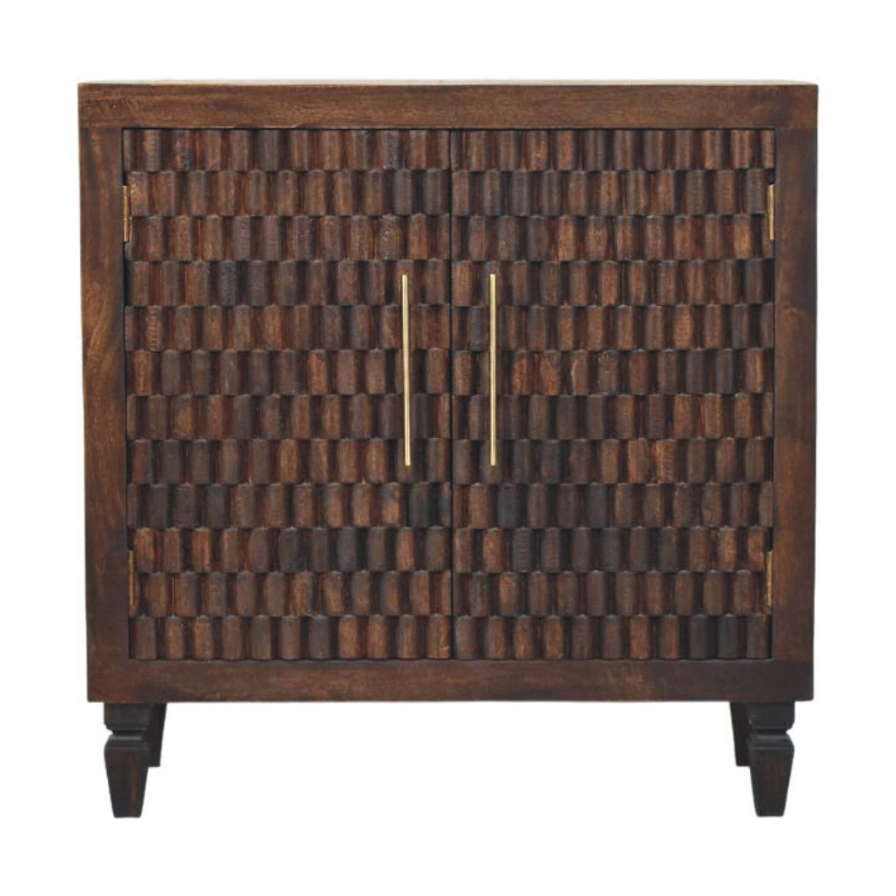 Cadiz Carved Panel Cabinet | Solid Mango Wood