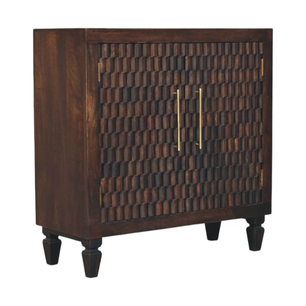 Cadiz Carved Panel Cabinet | Solid Mango Wood