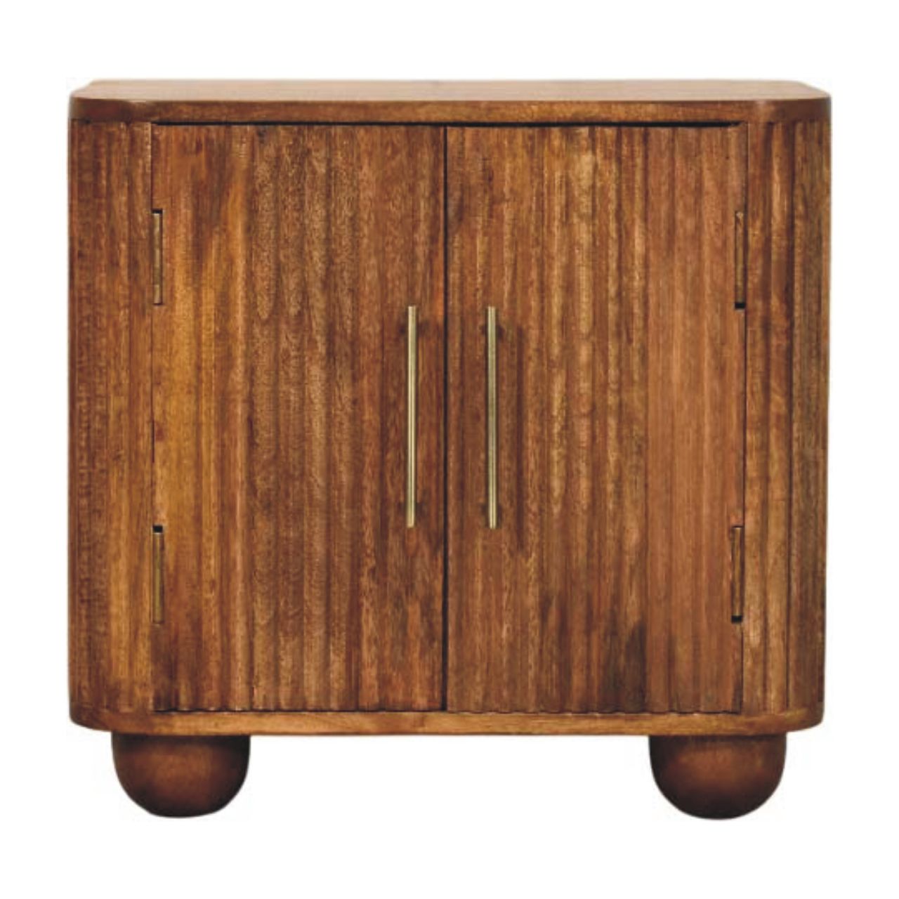 Solis Fluted Mini Sideboard | Solid Mango Wood