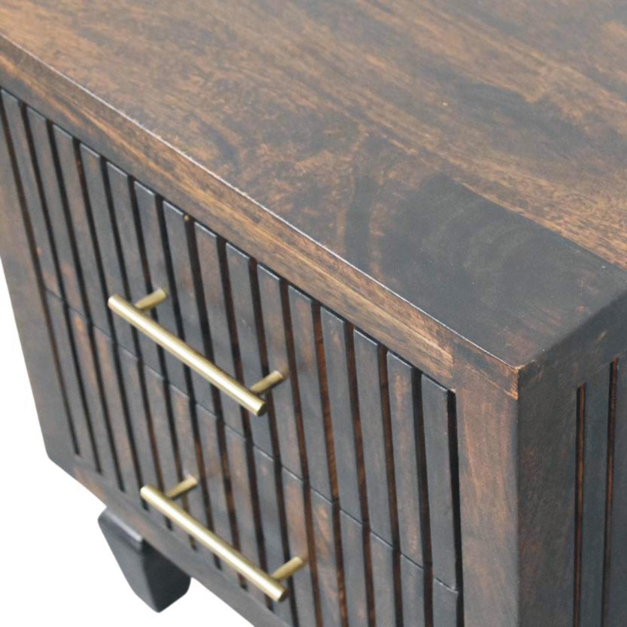 Belmont 2 Drawer Nightstand | Solid Mango Wood