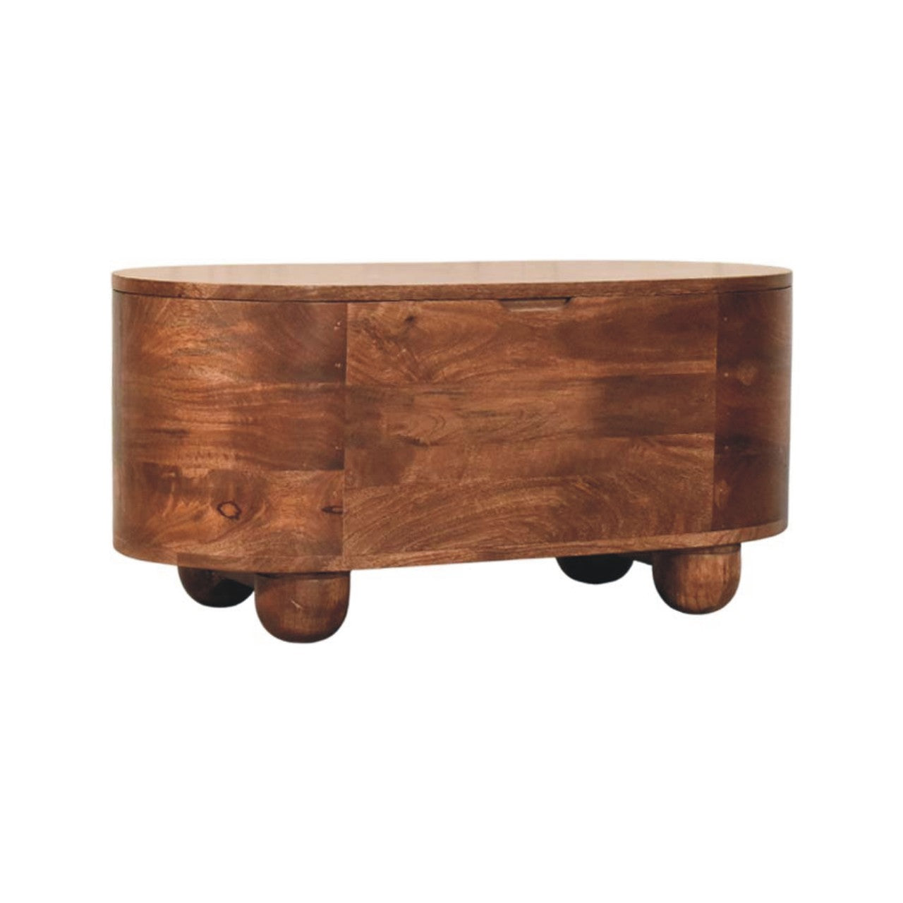 Curva Storage Trunk | Solid Mango Wood