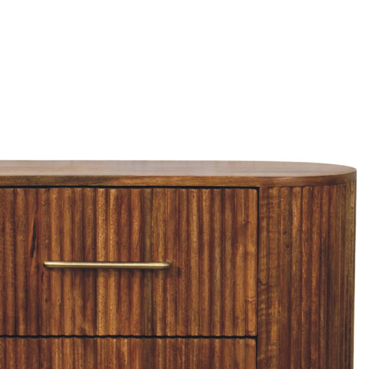 Ridgefront Chest - Amber Oak — detail close-up