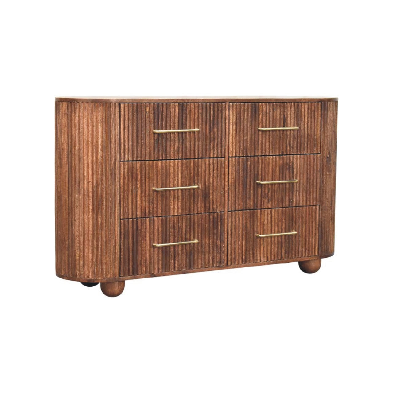 Ridgefront Chest - Roasted Almond — front three-quarter view