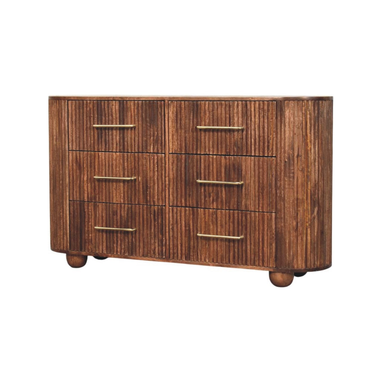 Ridgefront Chest - Roasted Almond | Solid Mango Wood