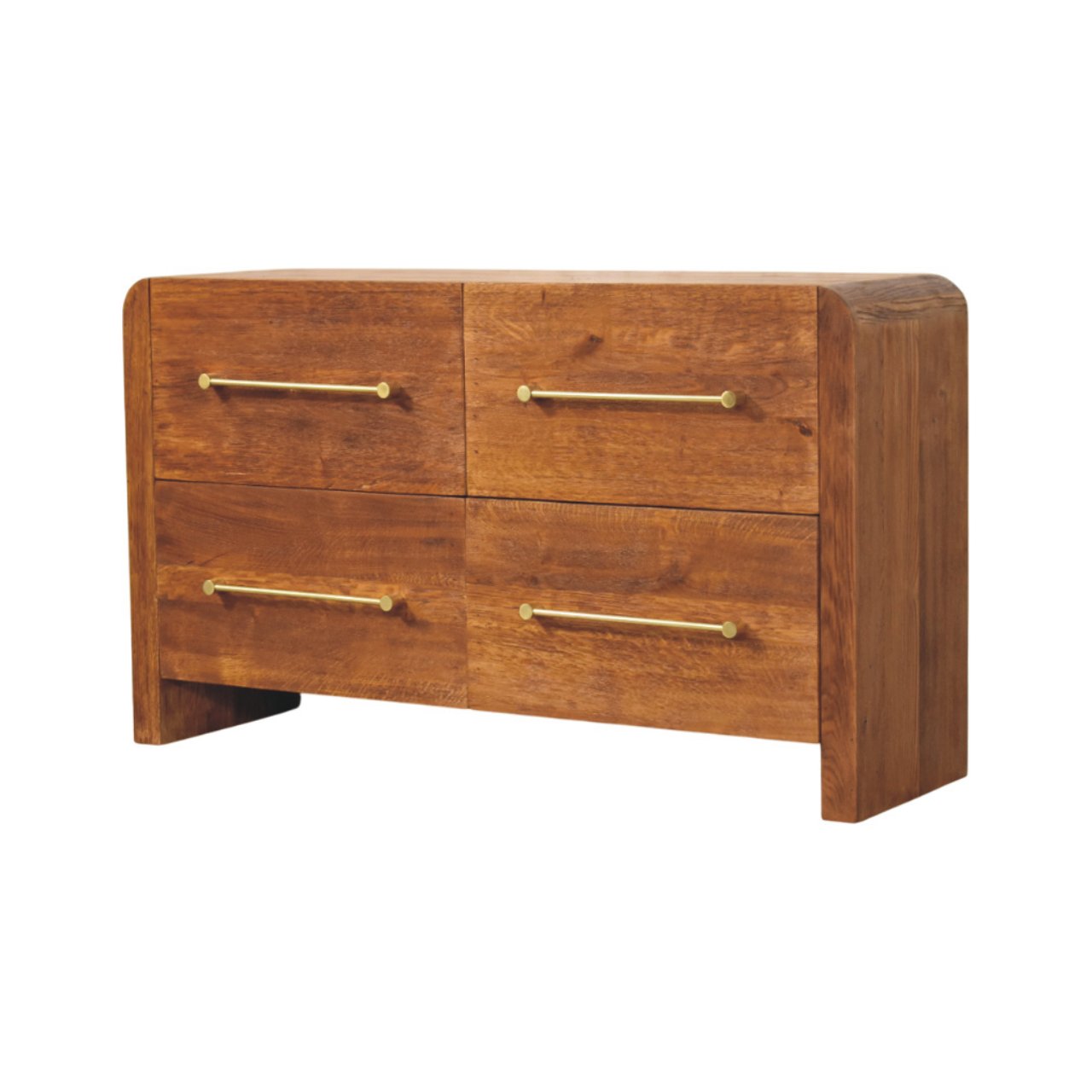 Aurelio Four Drawer Chest — side angle