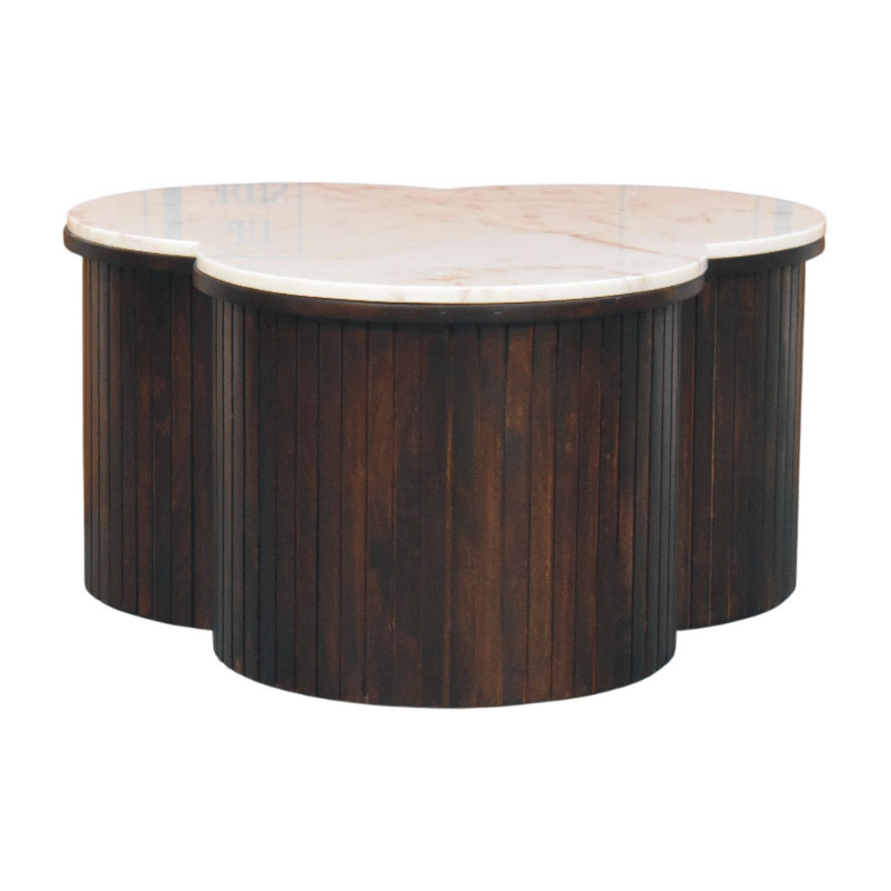 Verona Marble Coffee Table | Solid Mango Wood