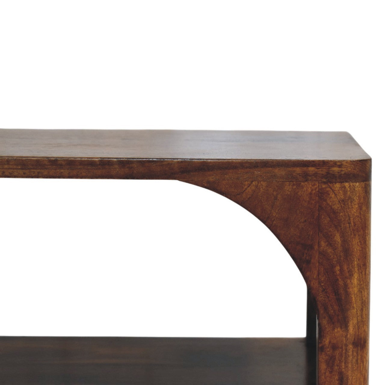 Arc Bedside Table | Solid Mango Wood