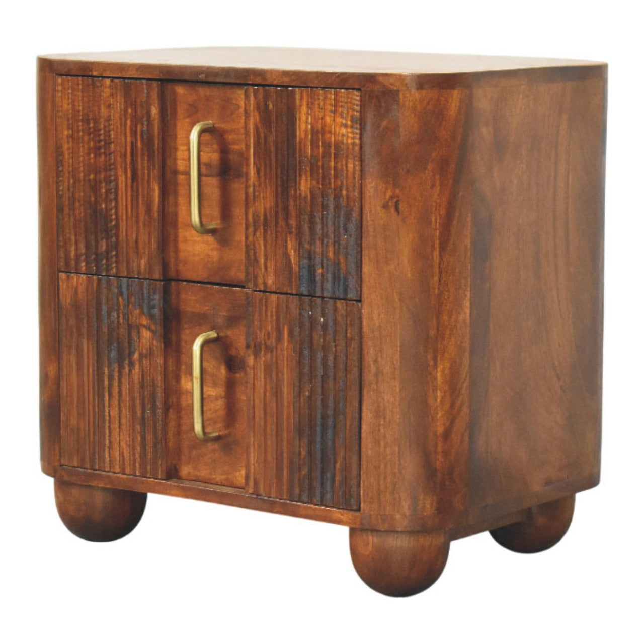 Ribera Bedside Table | Solid Mango Wood